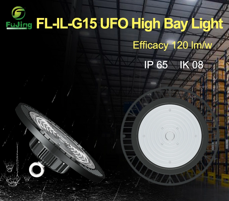 3years Warranty IP65 Waterproof Die Casting Aluminum Economic UFO High Bay Light 180W