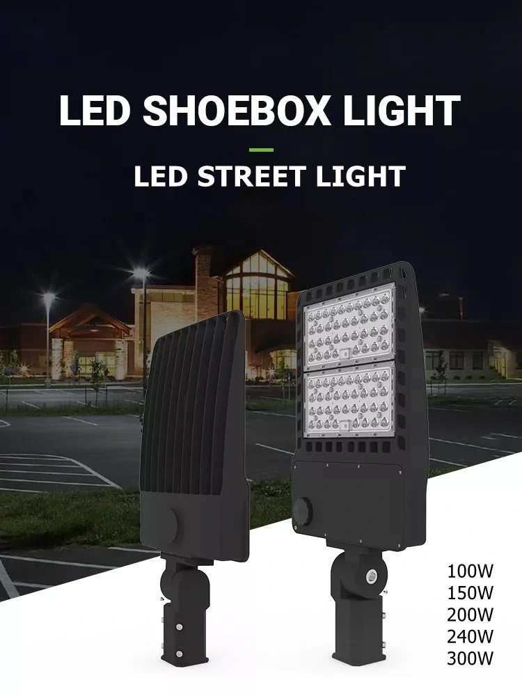 High Efficiency 300W LED Light Shoebox Light for Outdoor Street Road Parking Lot Public Area Waterproof Good Quality